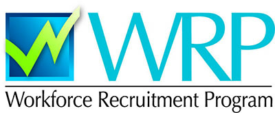 Workforce Recruitment Program logo and link to WRP.gov