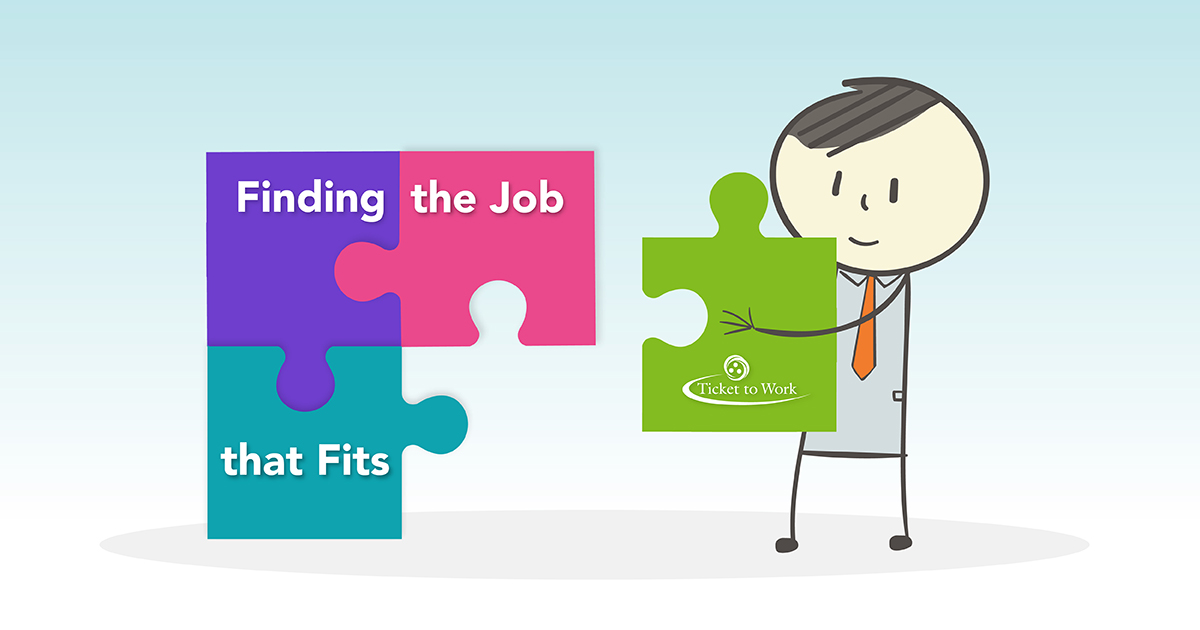Right fit. The right job. Finding a job. The right job for you. Fit right.