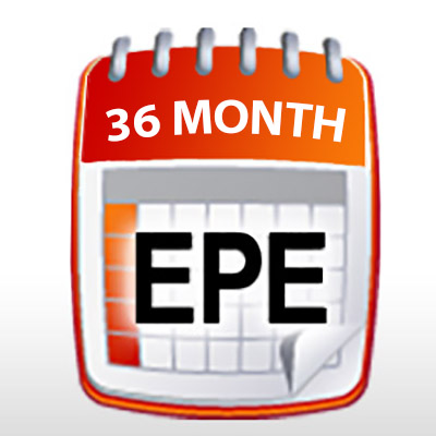 Icon of a 36-months calendar for EPE