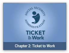 Image related to ticket to work program Chapter 2 - Ticket to Work logo.