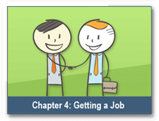 Image related to ticket to work program Chapter 4 - Ben shaking the hand of a coworker.