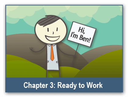 Icon for Chapter Three - Ready to Work